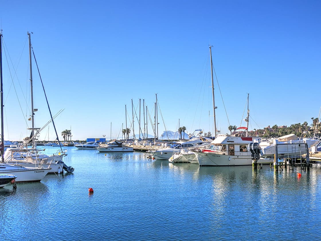 Boats in Sotogrande Port